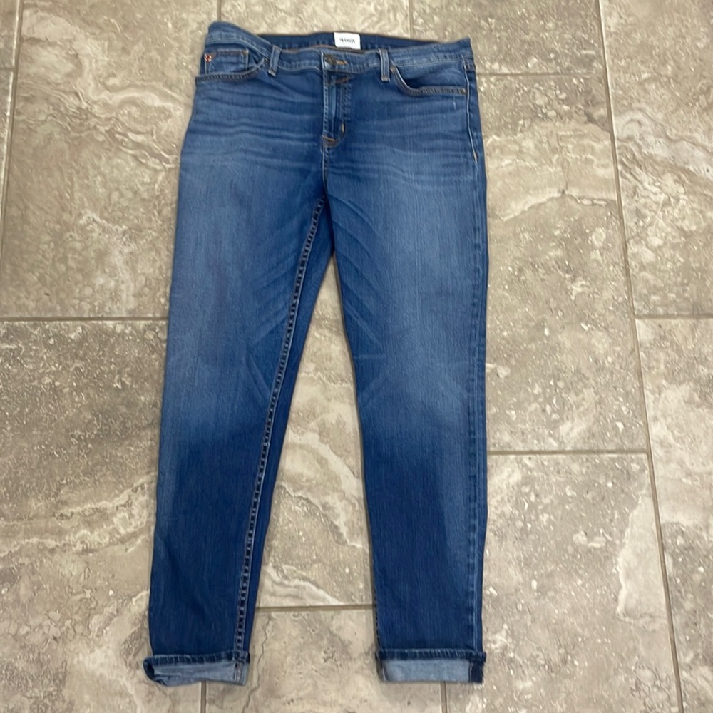 Hudson Women's Tally Crop Skinny Jeans Sz 32